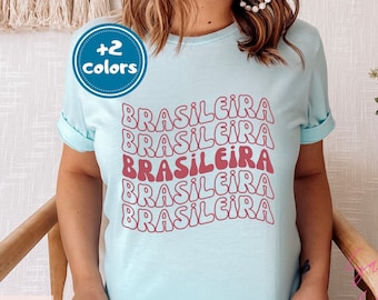 Brazilian Shirt| Team Brazil Tee| Presente Orgulho Brasileiro| Time Futebol Brasil| Gift for Brazilian Christmas| Latina Owned Business