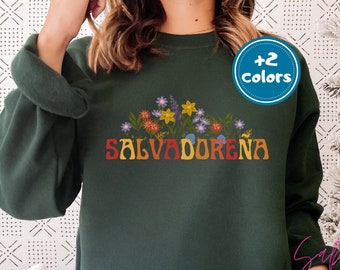 El Salvador Sweatshirt| Salvadorean Spanish Crewneck| Sueter Orgullo Salvadoreno| Regalo Cumpleanos| Made in El Salvador| Regalo Navidad