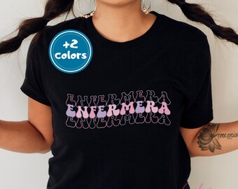 Latina Nurse Shirt| Enfermera Tee| New Grad Gift| Spanish Bilingual NR| ER Emergency| Oncology Nurse| Educated Latina| Med School Present