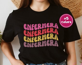 Latina Nurse Tee| Enfermera T-Shirt| New Grad Gift| Spanish Bilingual NR| ER Emergency| Oncology Nurse| Educated Latina| Med School Present