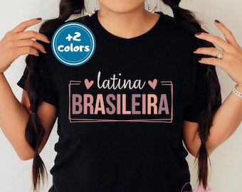 Brazilian Shirt| Team Brazil Tee| Presente Orgulho Brasileiro| Time Futebol Brasil| Gift for Brazilian Christmas| Latina Owned Business