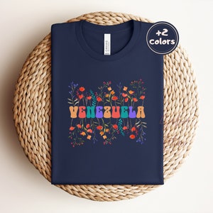 Venezuela Shirt| Camiseta Venezolana| Latino Heritage| Half Venezuelan Pride| Venezolano AF Present| Spanish Groovy| Latina Owned Business