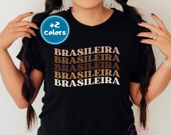 Brazilian Shirt| Team Brazil Tee| Presente Orgulho Brasileiro| Time Futebol Brasil| Gift for Brazilian Christmas| Latina Owned Business