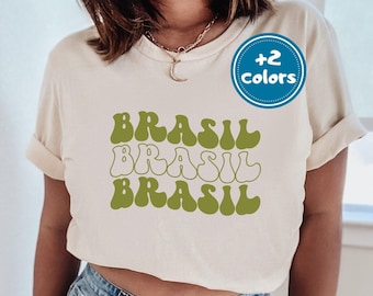 Brasileira Shirt| Team Brazil Tee| Camisa Orgulho Brasileiro| Made in Brazil Presente| Brazilian Gift| Portuguese Brazil| Latina Owned Shop