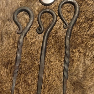 hand forged artistic spike sewing awl viking gimlet hair ornament eating pick marlin spike/fid