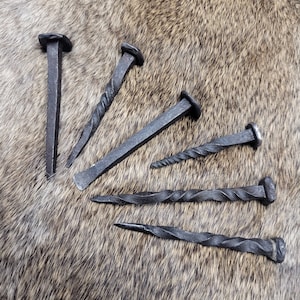 Pipe Tamper Pipe Nail hand forged handmade twisted