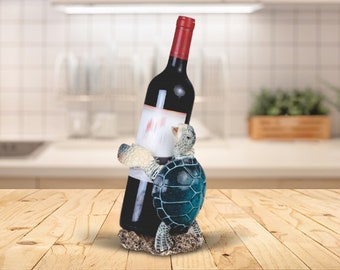 Turtle Wine Bottle Holder - Etsy