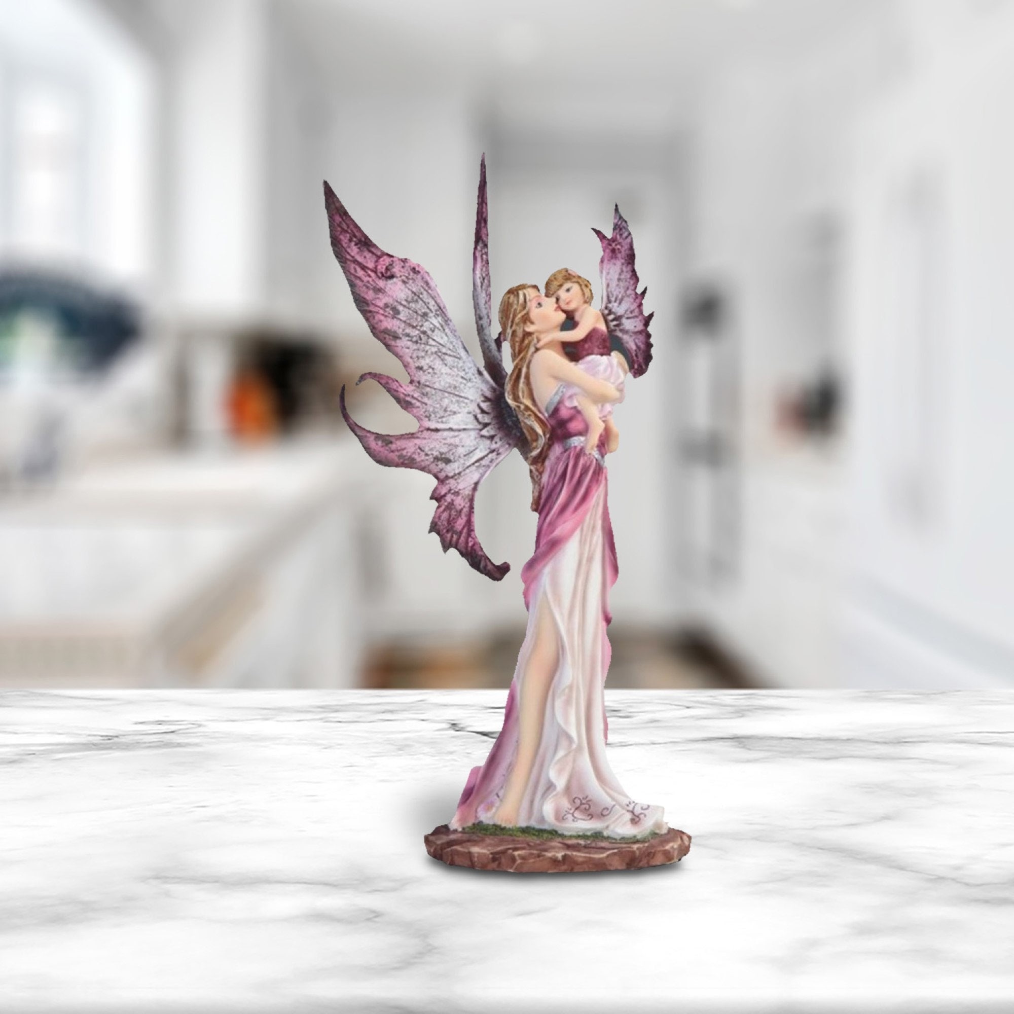 ② Figurine fée Violette sur une licorne — Chambre d'enfant