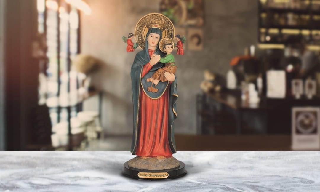 Our Lady of Perpetual Help Statue Our Lady of Perpetual - Etsy