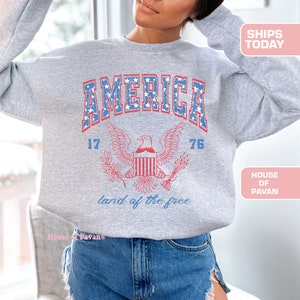 USA shirt, Summer BBQ t-shirt, Red White and Blue, Crewneck, Graphic Sweatshirt, 4th of July, Fourth of July Shirt T-Shirt, 1776 Sweatshirt