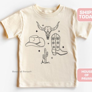 Cute Natural Baby Onesie®, Wild Like the West Toddler Shirt, Vintage Desert, Wilder Than The West Toddler Shirt, Funny Western Kids Shirt