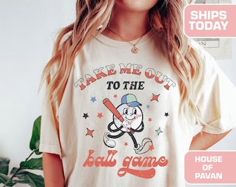 Baseball Game Day T-Shirt, T-Mom Shirt, Comfort Colors®