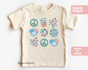 Rood wit en blauw kindershirt, Amerika Tee, Memorial Day, Fourth of July Shirt T-shirt, USA shirt, Summer BBQ t-shirt, 4 juli, 1776 Tee