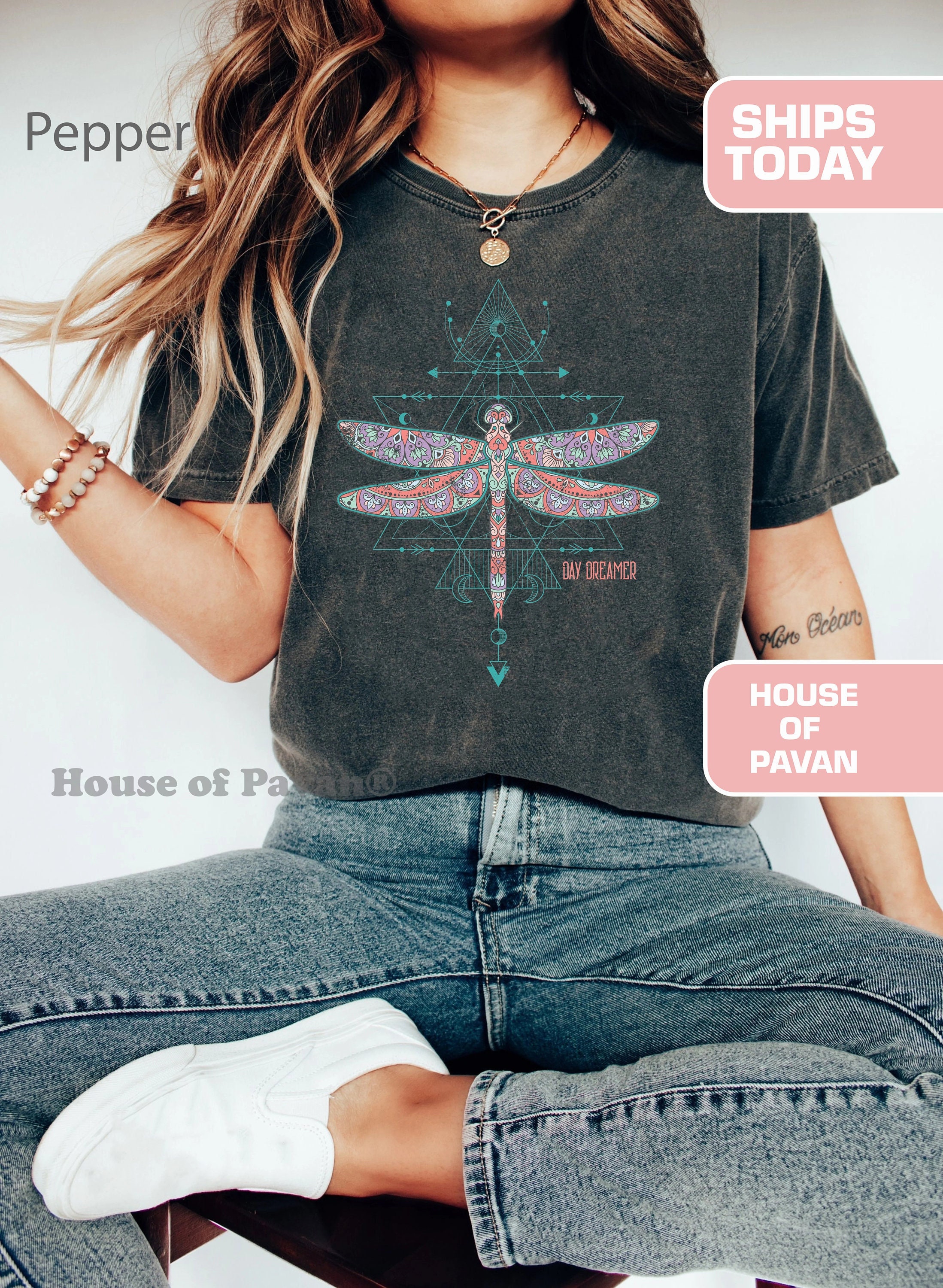 【FRIZMWORKS 】DRAGONFLY EMBLEM TEE T-shirts – Frizmworks