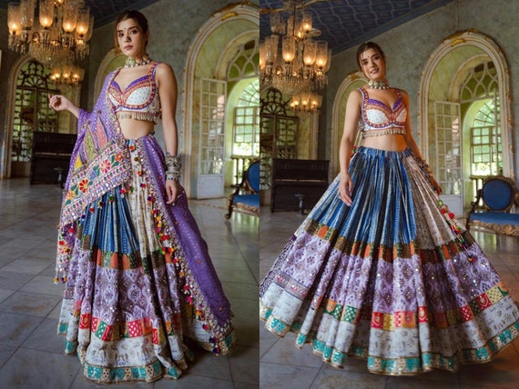 Heavy chaniya top choli for navratri