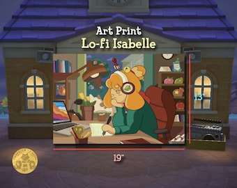 Lo-fi Isabelle | Art Print