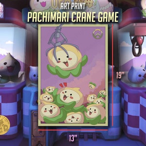 Pachimari Crane Game | Art Print