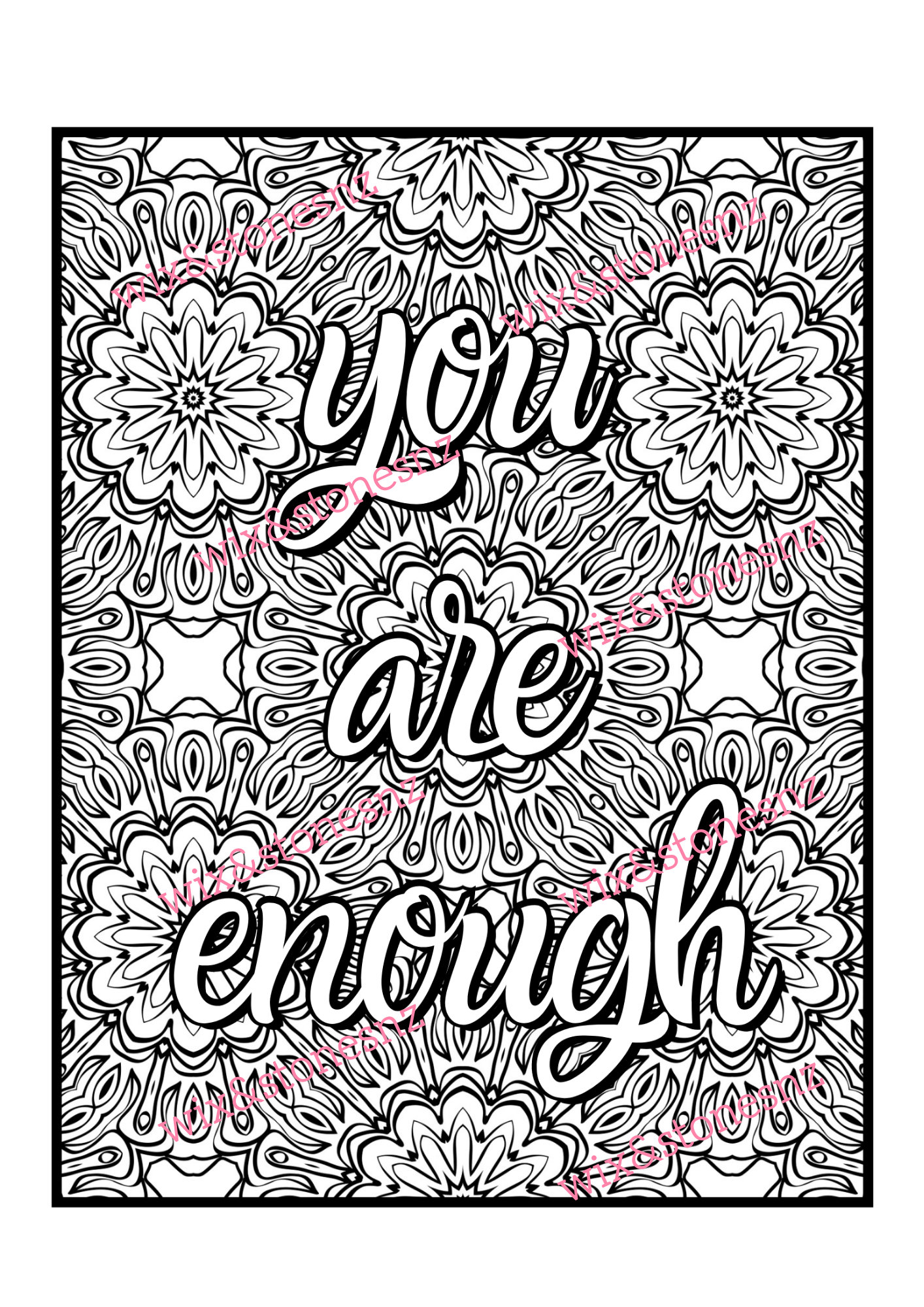 Inspirational Coloring Pages for Adults High Resolution Digital Inspirational Coloring Pages for Adults High Resolution Digital