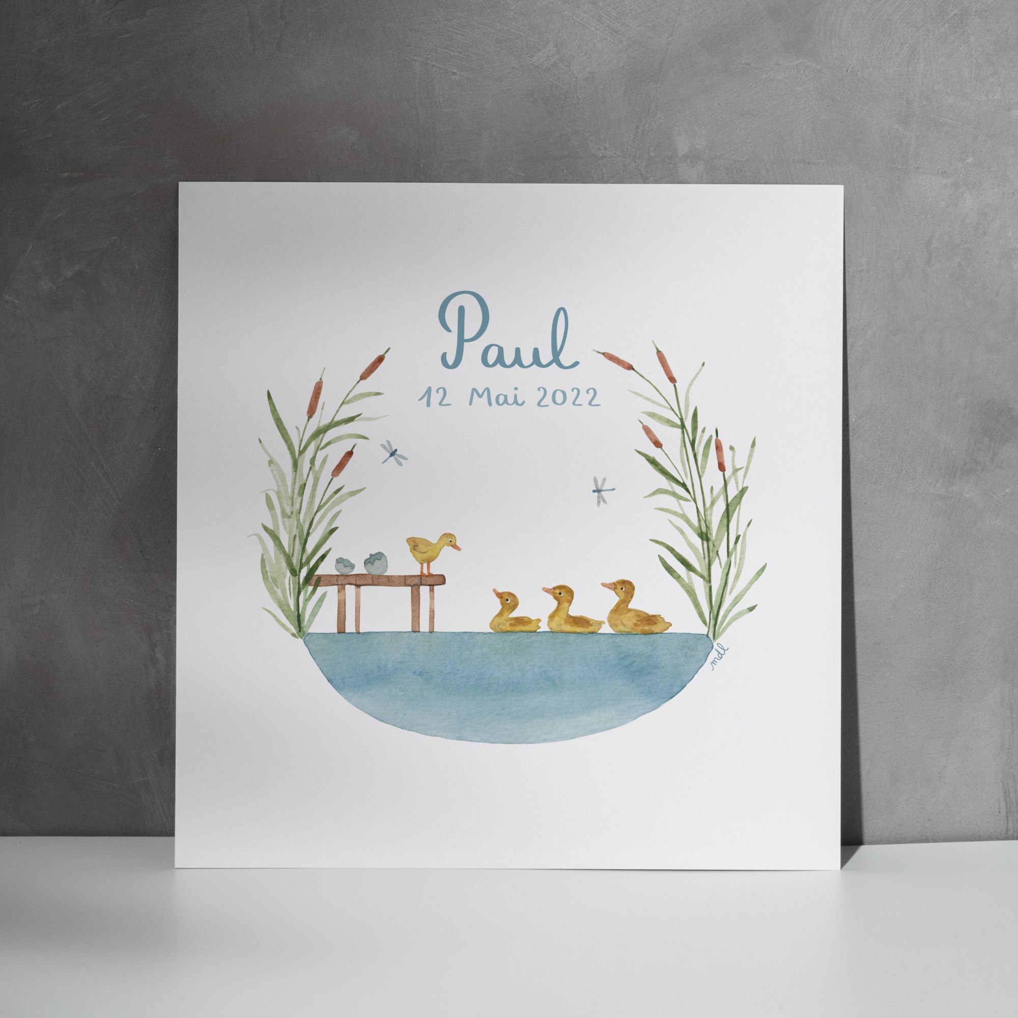 Illustration Naissance Sur-Mesure Par Mdl