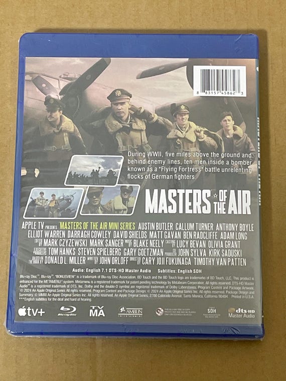 Masters of the Air (BRAND NEW) (blu-ray Box Set 2-disc Deluxe