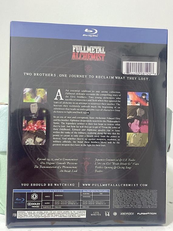 Fullmetal Alchemist the Complete Series Blu-ray Episodes 1