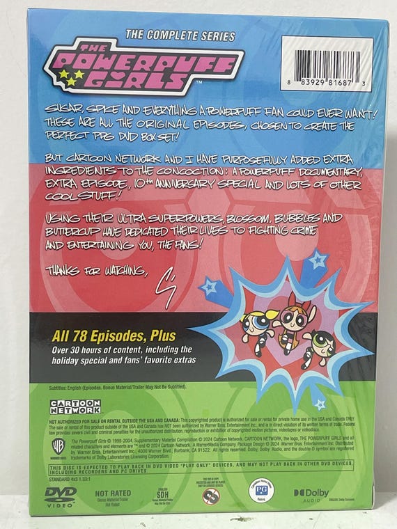Powerpuff GirlsのDVD Powerpuff Girls Z Complete Series English Dubbed