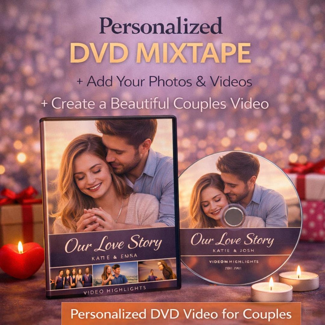 Custom Dvd Insert Custom DVD With Case – Personalized Video Disc, 4.7GB / 7.9GB DVD Burn ...