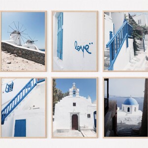 Greek Island Wall Art Bundle - DIGITAL DOWNLOAD