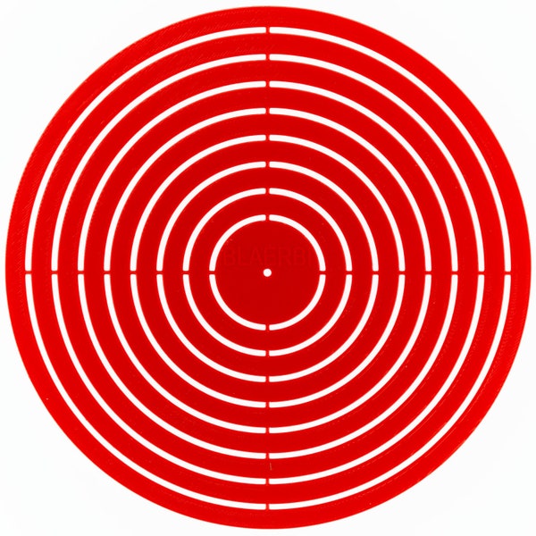 Kreis-Schablone, ca. 20 cm groß, 9 Größen in einer Form mit Mittelloch