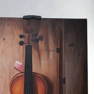 Violin - oil painting for an artist - love of music - SIZE 60x50 cm