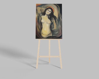 Edvard Munch, Madonna, handmade painting reproduction, unique - 70x50cm