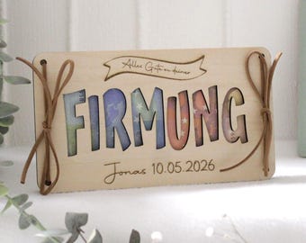 Personalized money gift for Confirmation | Confirmation gift with name | Gift ideas for giving money as a Confirmation present