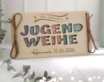 personalisierts Geldgeschenk zur Jugendweihe I Jugendweihegeschenk mit Namen I personalisierte Geschenkideen zur Jugendweihe Geschenk