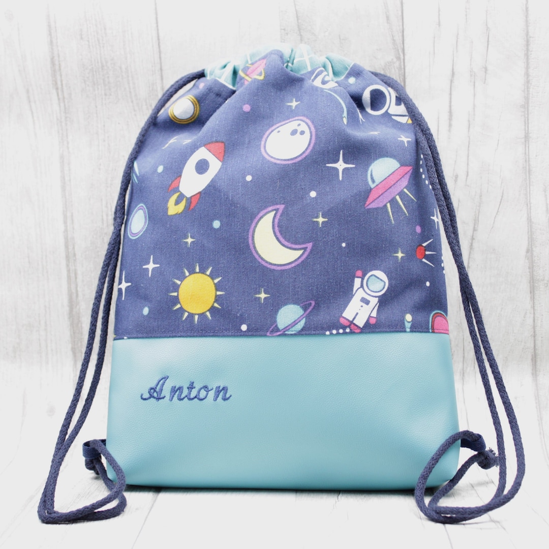 Personalisiertet Kinderrucksack Mit Besticktem Namen - Süßer Kindergartenrucksack Für Jungen & Mädchen