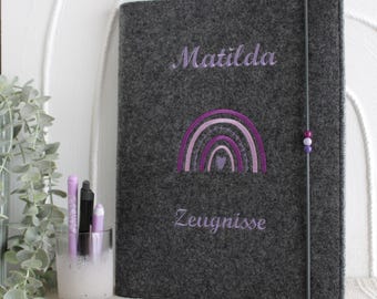 Zeugnismappe personalisiert I Geschenk Einschulung I Einschulungsgeschenk | Einschulung Geschenk | Geschenkideen Einschulung | Zeugnis Mappe
