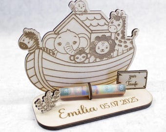 Noah's Ark Christening Gift | Personalized Christening Money Gift | Personalized Christening Gift Ideas | Personalized Birth Gift