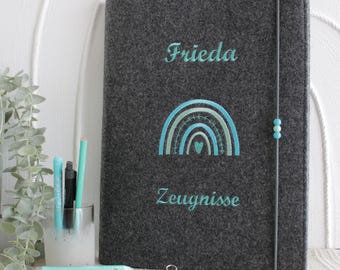 Zeugnismappe personalisiert | Einschulung Geschenk | Geschenk zur Einschulung | Geschenke zum Schulanfang | Geschenkideen für Einschulung