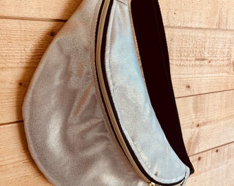 Maxi banana xl suede gold vegan leather gold