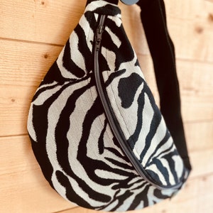 Maxi banana xl zebra jacquard