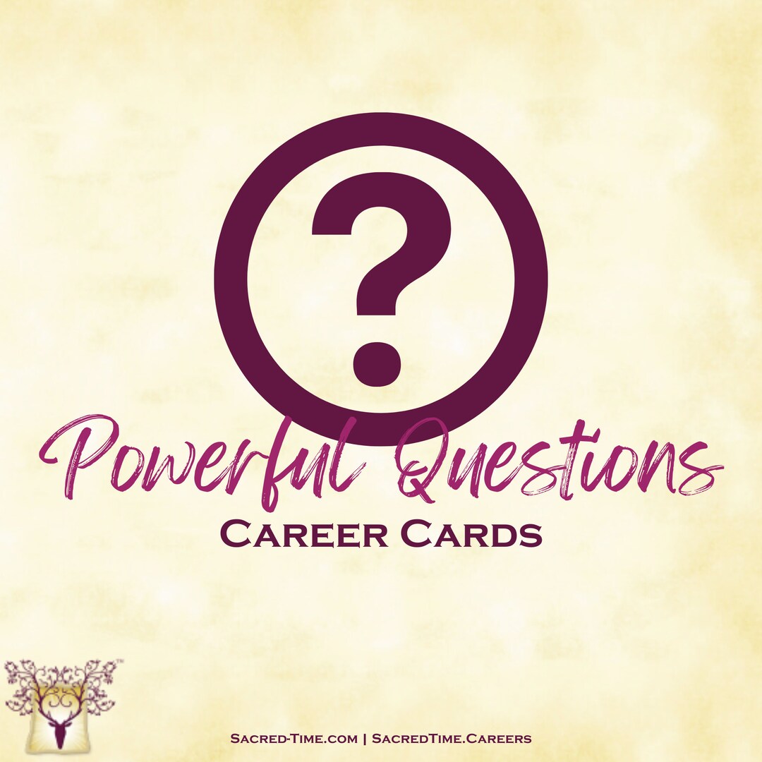 Career Cards | Powerful Questions - Etsy