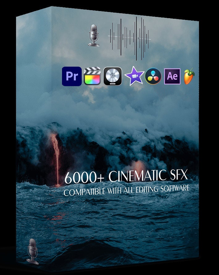 6000+ Cinematic SFX Ultimate Bundle Pack - Royalty Free/Commercial use/Sound effect pack/Sounds/video edit