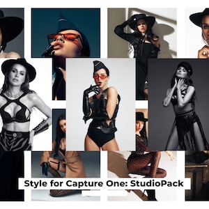 Fashion Styles for Capture One Presets-Studio Pack Capture One Styles
