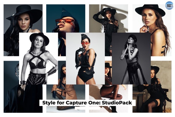 Fashion Styles for Capture One Presets: Studio Photo Effects (11 Styles)