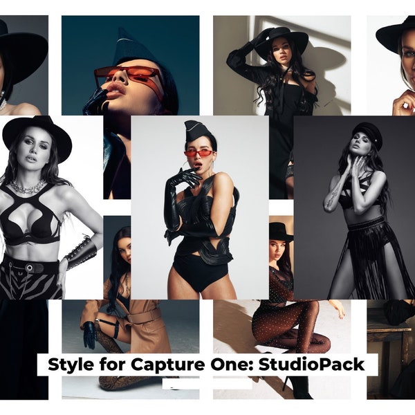 Styles de mode pour Capture One Presets-Studio Pack Capture One Styles