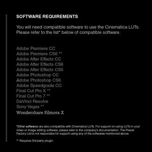 Cinematica LUTs The Preset Factory and Peter McKinnon LUT Pack image 2
