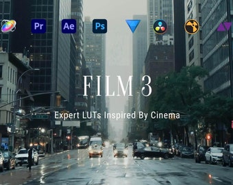 50 LUTs cinematográficos: Corrección de color inspirada en el cine (FCPX, Premiere, Davinci)
