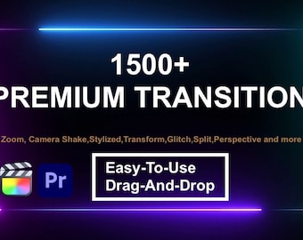 1500+ Premium Transition For Final Cut Pro and Premiere Pro