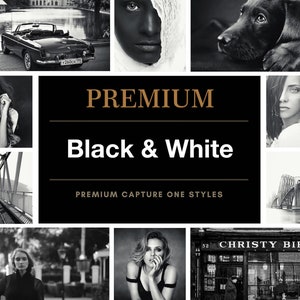 Premium Black & White Capture One Styles