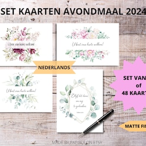 JW Briefschrijfkaartenset Herdenkingscampagne 2024 Nederlands, Herdenkingsuitnodiging, Herdenkingsactiebundel, JWS