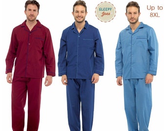 Pijama de polialgodón fácil de planchar para hombre Conjunto de pijama PJ'S de Sleepy Joes